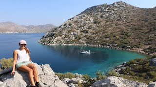 Last weeks in Turkey and sailing to Symi and Nisyros in Greece Ep 10 [upl. by Rramel]