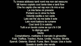 Vendetta  Marracash LYRICS TESTO [upl. by Kandy]