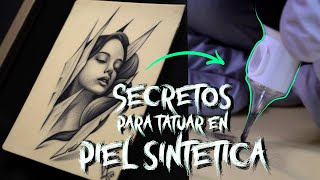 Tips para Tatuar en Piel sintetica  Dudas Solucionadas  Vicman Tattoo Artist [upl. by Abigael779]