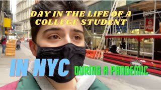 day in the life of a college student in new york city during a global pandemic [upl. by Rhu]