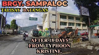 Bangon Sampaloc Talisay Batangas after 18 days of Devastation [upl. by Ronalda]