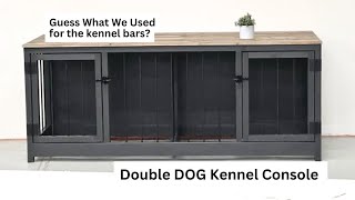 I Built a Double DOG KENNEL Furniture Piece [upl. by Lesly]