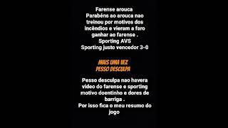 Sporting vs avs e farense vs arouca [upl. by Halford]