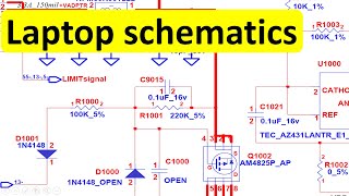 Learn how to read laptop schematics diagrams part 1  laptop schematics tracing  Computer schemes [upl. by Aholah762]