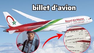 Problème de faux billet davion Maroc en wolof avec [upl. by Najed]