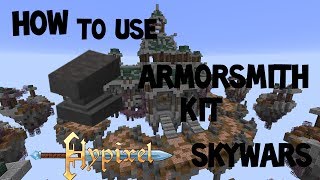 How to Use Armorsmith Kit  Hypixel Skywars [upl. by Ellennej929]