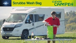 Scrubba Wash Bag Die Waschmaschine für unterwegs  Ausprobiert  Clever Campen [upl. by Enneyehs]