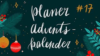 Türchen 17  Planeradventskalender 2019  Planerrückblick 2019 amp Setup 2020  penandalex [upl. by Ednutey510]