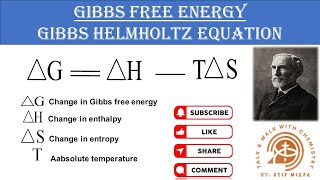 Gibbs Free Energy I Gibbs Free Energy Thermodynamics I Gibbs Helmholtz Equationgibbsfreeenergy [upl. by Nichol]