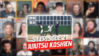 Jujutsu Koshien  Jujutsu Kaisen Season 1 Episode 21 Reaction Mashup [upl. by Zulch302]