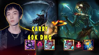 SALLY WITH KARTHUS CAUSE 60K DMG CARRY MATCH [upl. by Bouchier345]