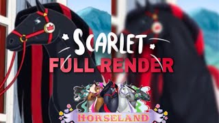 HORSELAND  Full render of Scarlet [upl. by Lindsey]