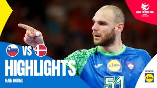 Just HOW did that happen 😱  Slovenia vs Denmark  Highlights  EHF EURO 2024 [upl. by Dulcinea]