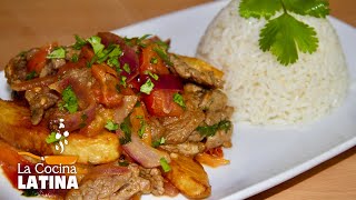 Cocinando el autentico Lomo Saltado en pocos Minutos 🍽️  Receta Fácil y Deliciosa [upl. by Rita]