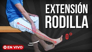 4 EJERCICIOS para mejorar la EXTENSION de RODILLA [upl. by Nilknarf740]