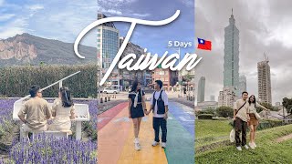 5 Day Taiwan Trip 🇹🇼  Taichung Tour Shifen Jiufen Yehliu Night Markets Food Recos Lucky Land [upl. by Nytsrik]