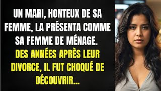 Un mari honteux de sa femme la présenta comme sa femme de ménage Des années après leur divorce [upl. by Meijer]