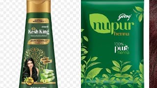 Nupur henna paste  Kesh King Shampoo Review  Aloe vera godrej emami [upl. by Ahsatal959]