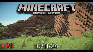 Join our survival realm  Minecraft Bedrock Live [upl. by Ritch970]