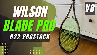 Wilson Blade PRO v8  Wilson H22 Prostock Racket First Playtest  Living up to the hype [upl. by Jelle]