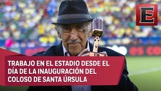 Fallece voz del Estadio Azteca [upl. by Prosperus]