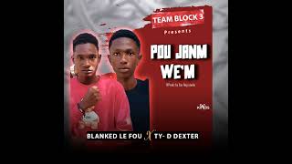 POU JANM WEM🎧TyDa dexter Ft blanked le fou [upl. by Lesna841]