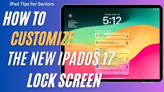 How to Customize the New iPadOS 17 Lock Screen [upl. by Currier]