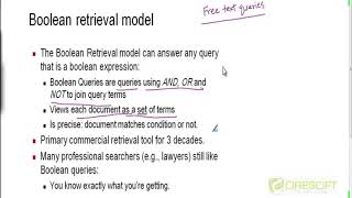 Boolean Retrieval Model  Information Retreival  IR [upl. by Nodnarbal]