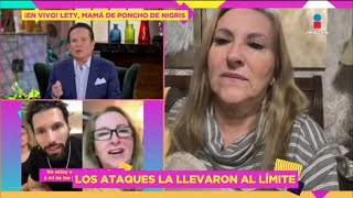 ¡Mamá de Poncho de Nigris EXPLOTA con él y Marcela tras pleito en transmisión [upl. by Edia337]