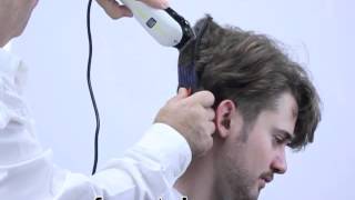 How to cut layers with clippers at home 2013 style short sides long top [upl. by Maire]