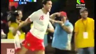 Youssef Hadji  2 goals Buts vs Algerie 2004 amp 2011 [upl. by Ahtrim595]