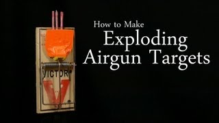 How to Make Exploding Airgun Targets [upl. by Nniw]