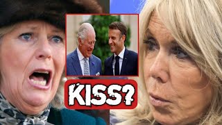 SHOCKING🛑 King Charles And Macron DATING Macron JUST KISSED King Charles Right INFRONT Of Public [upl. by Ardnuaed553]