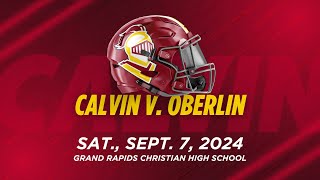 Calvin v Oberlin Football [upl. by Akiemehs]