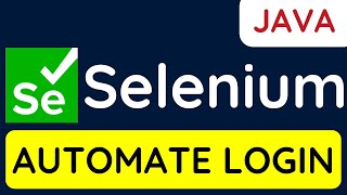 Selenium WebDriver with Java Tutorial 7  How to automate login using selenium WebDriver [upl. by Raine102]