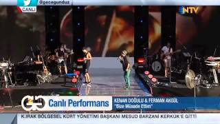 Kenan Doğulu ft maNga  Bize Müsaade Ettim HarbiyeCanlıPerformans [upl. by Enimzaj243]