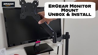 ErGear Monitor Stand Desk Mount [upl. by Lichter]