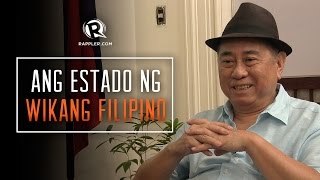 Ang estado ng wikang Filipino The state of the Filipino language [upl. by Notslar]