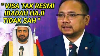 INFO HAJI 2024  FATWA SAUDI VISA TAK RESMI IBADAH HAJI TIDAK SAH [upl. by Cornelle]