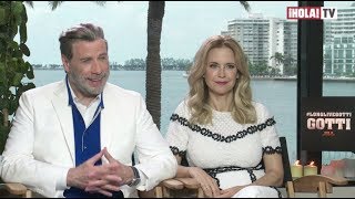 John Travolta y Kelly Preston recuerdan la tragedia de su hijo con Gotti  ¡HOLA TV [upl. by Varini993]