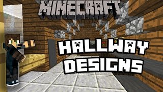 Minecraft Building Project Hallway designs [upl. by Gnas]