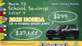 2025 Honda CRV Hybrid Sport AWD  Explore Our Best Lease Offers [upl. by Strade]