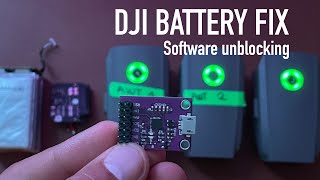 DJI Dead Battery  Fix with CP2112 adaptor [upl. by Cupo]