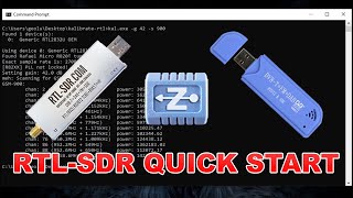 RTLSDR Quick Start Guide  Driver amp Calibration [upl. by Rodoeht774]