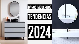 30 BAÑOS PEQUEÑOS MODERNOS 2024  DECORACIÓN DE INTERIORES  IDEAS Y DISEÑOS [upl. by Aeslahc305]