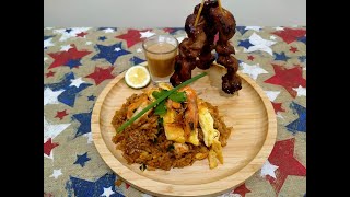 SCUI  INDONESIAN CUISINE  NASI GORENG amp SATAY ATAM CHICKEN SATAY [upl. by Banerjee]