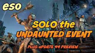 SOLO THE UNDAUNTED EVENT ESO [upl. by Ialohcin419]