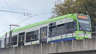 Tramlink 2544 is a 199899 Bombardier CR4000 operating to Beckenham Junction [upl. by Gide]