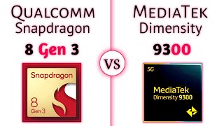 Snapdragon 8 Gen 3 🆚 Dimensity 9300  Whats A Batter ⁉️ [upl. by Yelyah808]