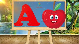 abcd for kids alphabet learn songs chaddhakidstv a for apple hindi English [upl. by Ysak]